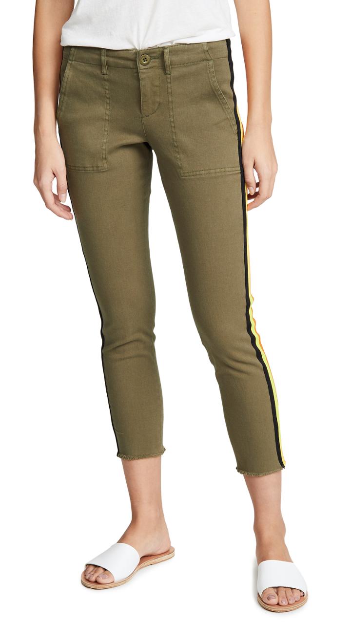 Pam Gela Rainbow Side Stripe Pants