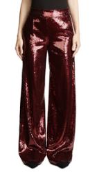 Prabal Gurung Wide Leg Sequin Pants