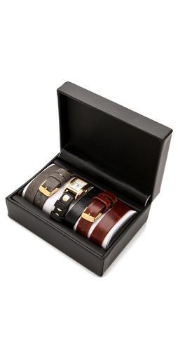La Mer Collections Gold Watch & Interchangeable Straps
