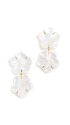 Lizzie Fortunato Paper White Reflection Earrings