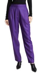 Pushbutton High Waisted Trousers