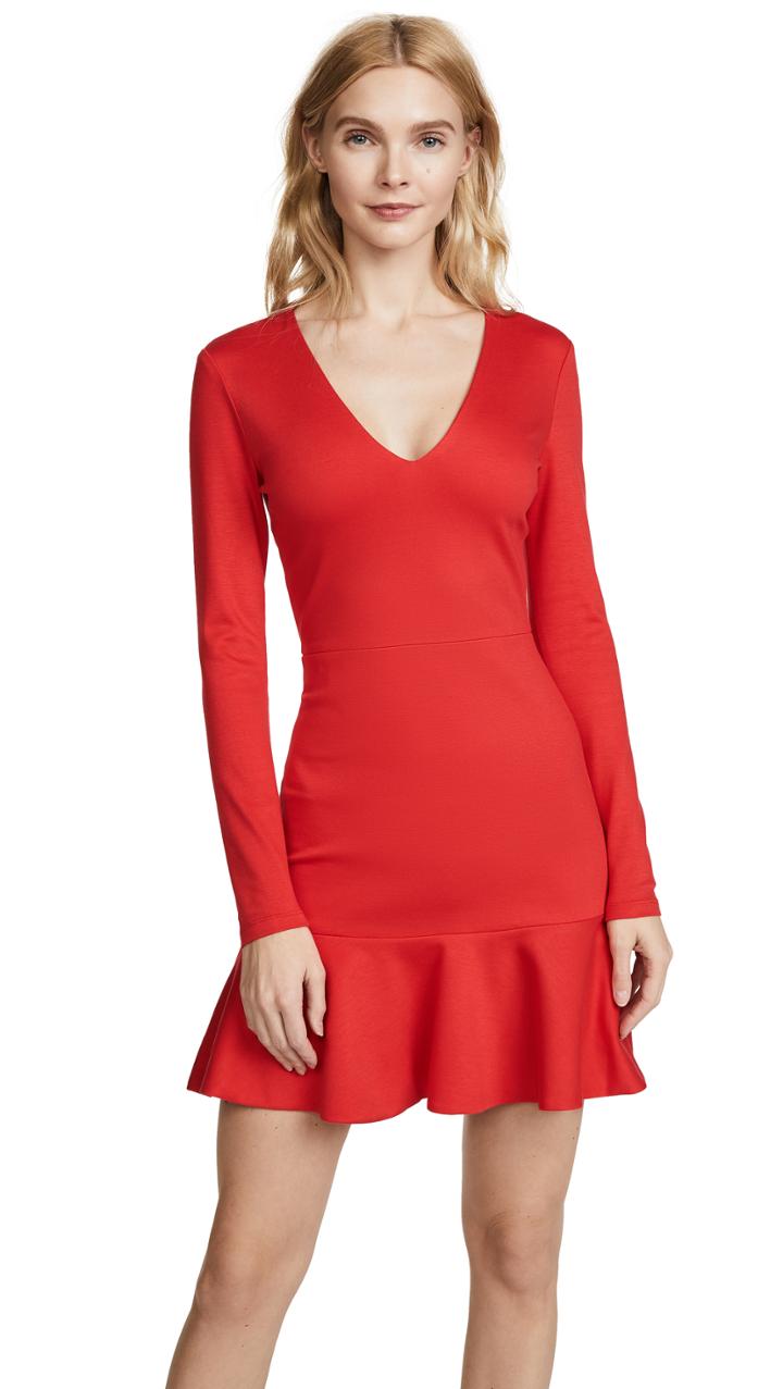 Alice Olivia Francine Fit Flare Dress