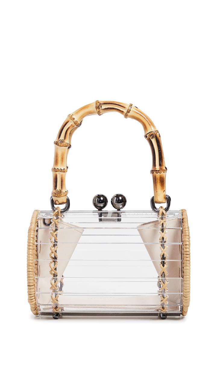 Waiwai Alix Crystal Bamboo Bag