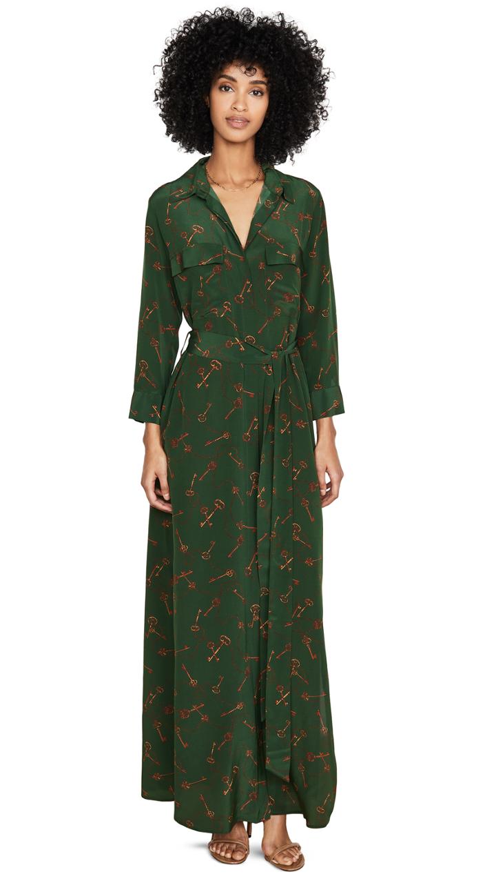 L Agence Cameron Long Shirt Dress