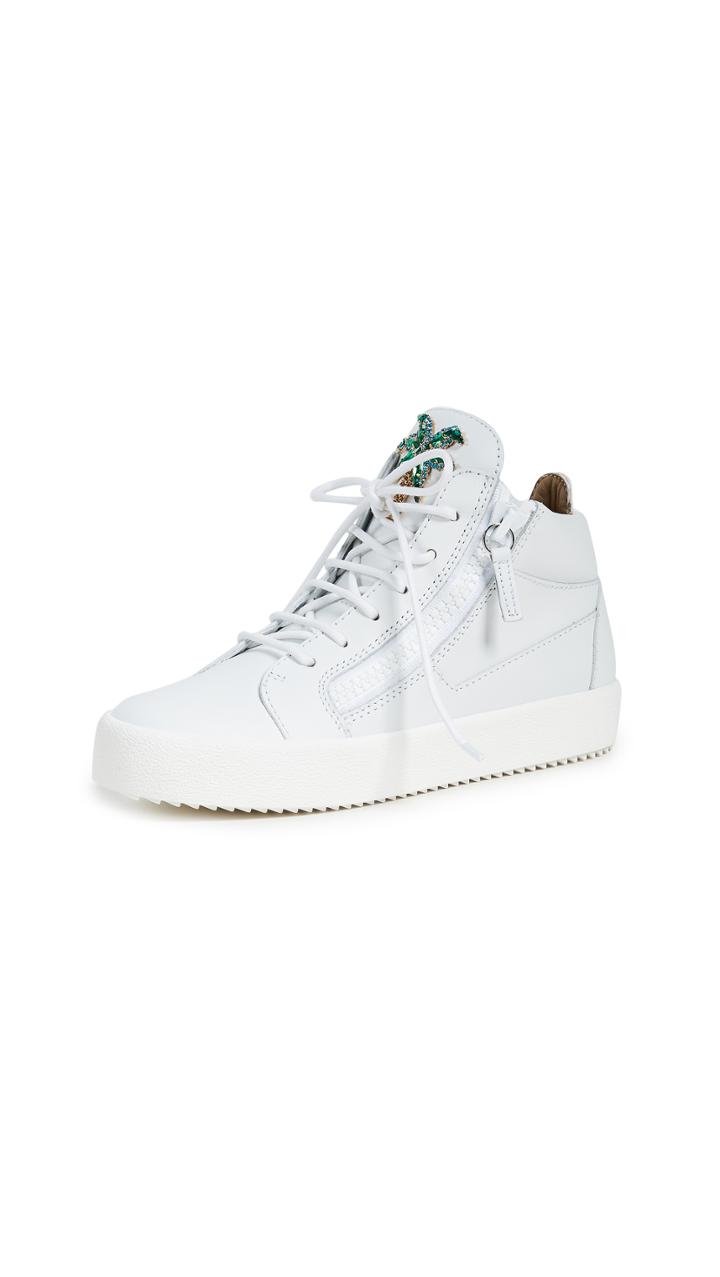 Giuseppe Zanotti Zip Side Mid Top Sneakers