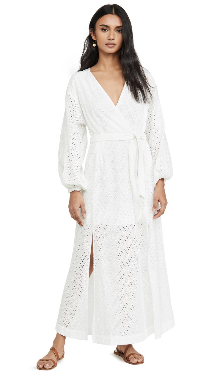 Suboo Goldie Wrap Tie Maxi Dress