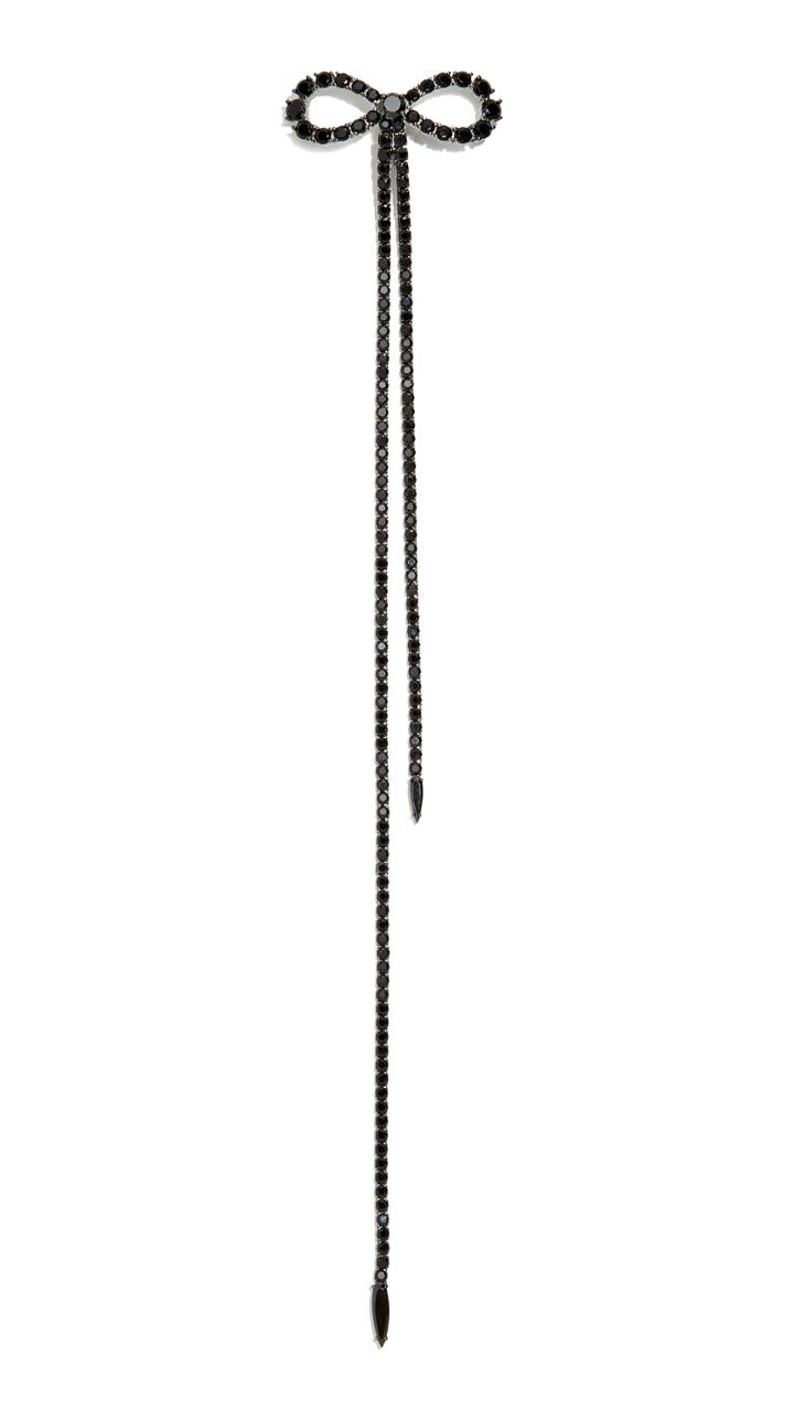 Zimmermann Bow Long Drop Earring