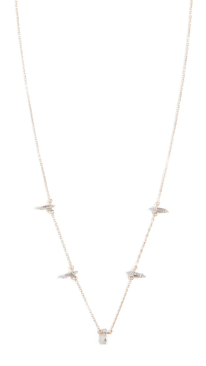 Adina Reyter Stack Baguette Chain 14k Necklace