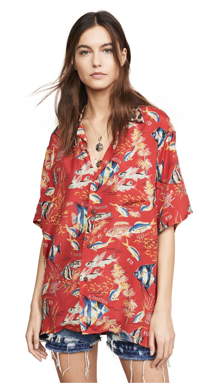 R13 Hawaiian Shirt
