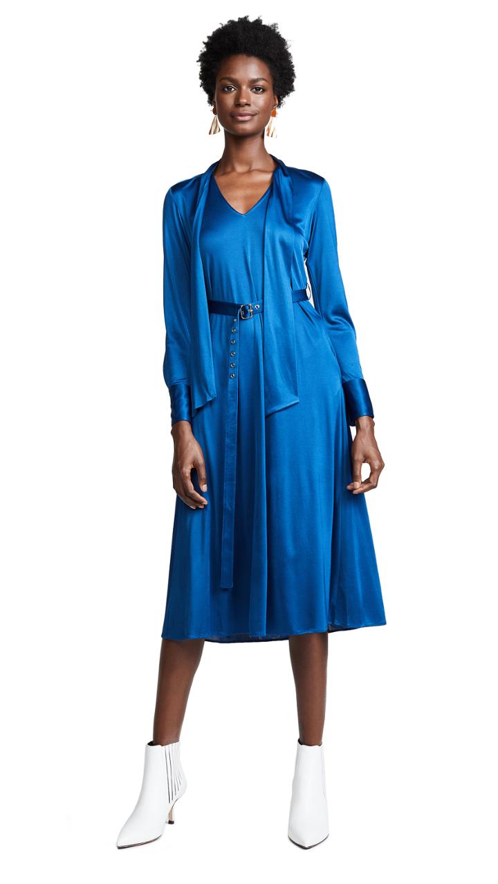 Edition10 Satin Shirt Dress