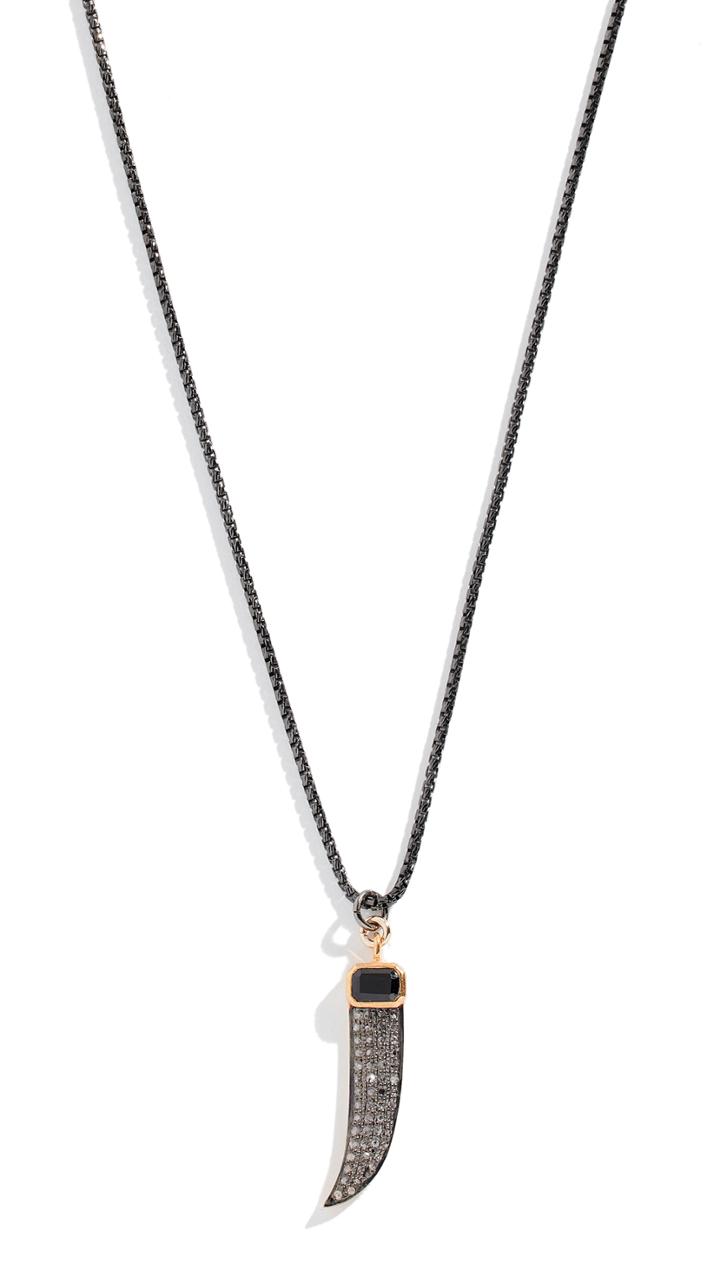 Nickho Rey Onyx Claw Necklace