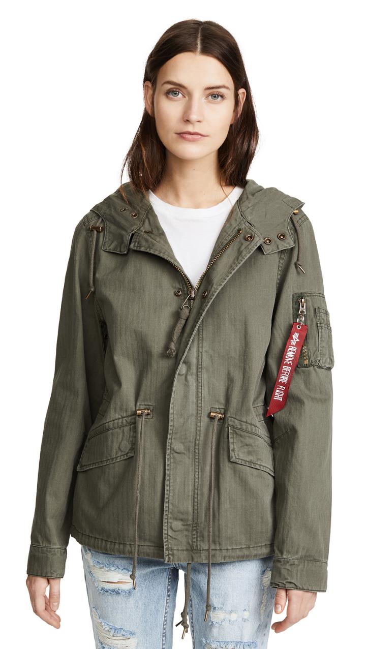 Alpha Industries Swoop Fishtail Parka