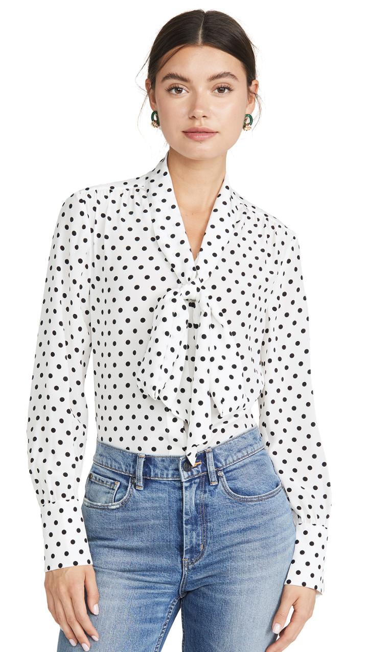 Jason Wu Polka Dot Blouse
