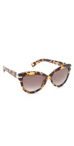 Marc Jacobs Sunglasses Exaggerated Cat Eye Sunglasses
