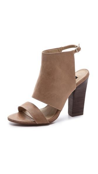 Steven Citty Cuffed Sandals - Cognac
