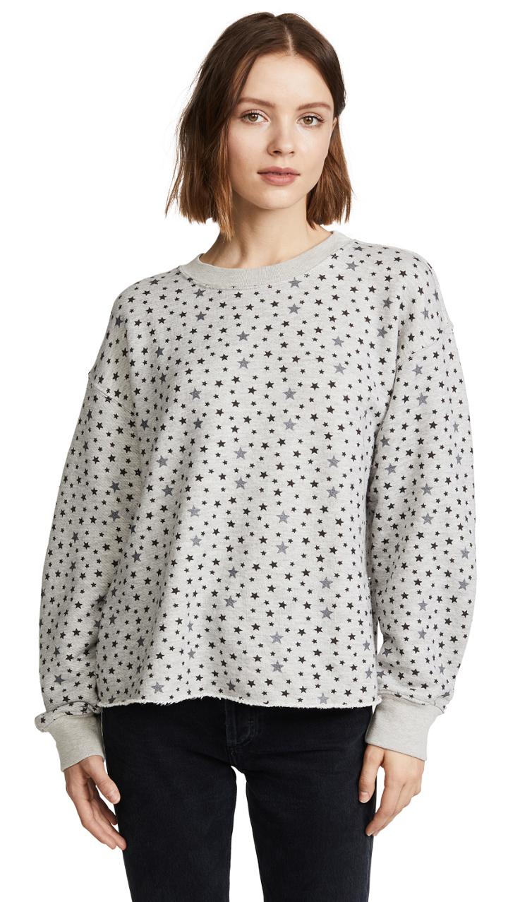 Current Elliott The Slouchy Crop Sweatshirt