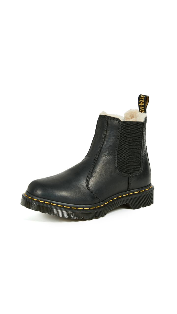 Dr Martens Leonore Sherpa Chelsea Boots