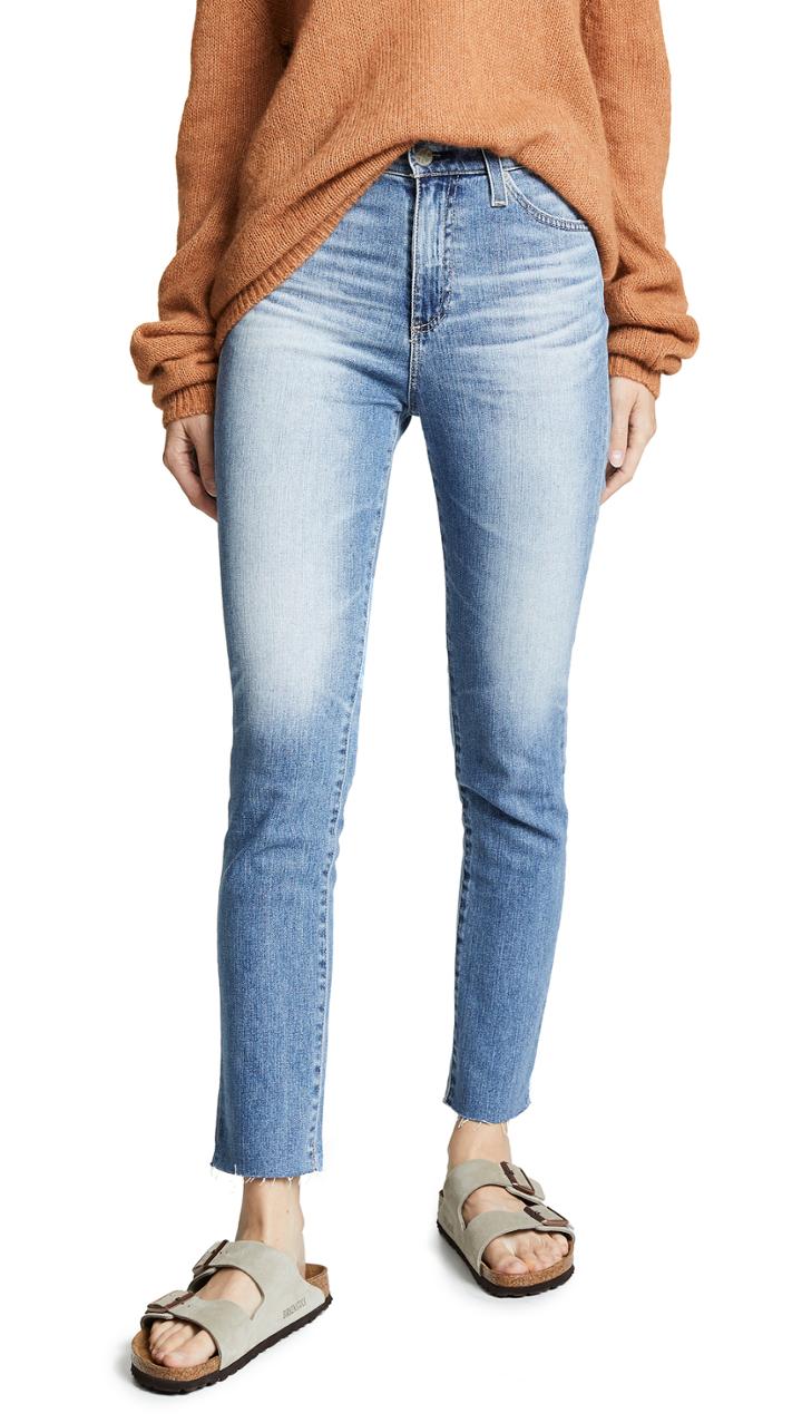 Ag The Sophia Vintage Hr Ankle Skinny Jeans