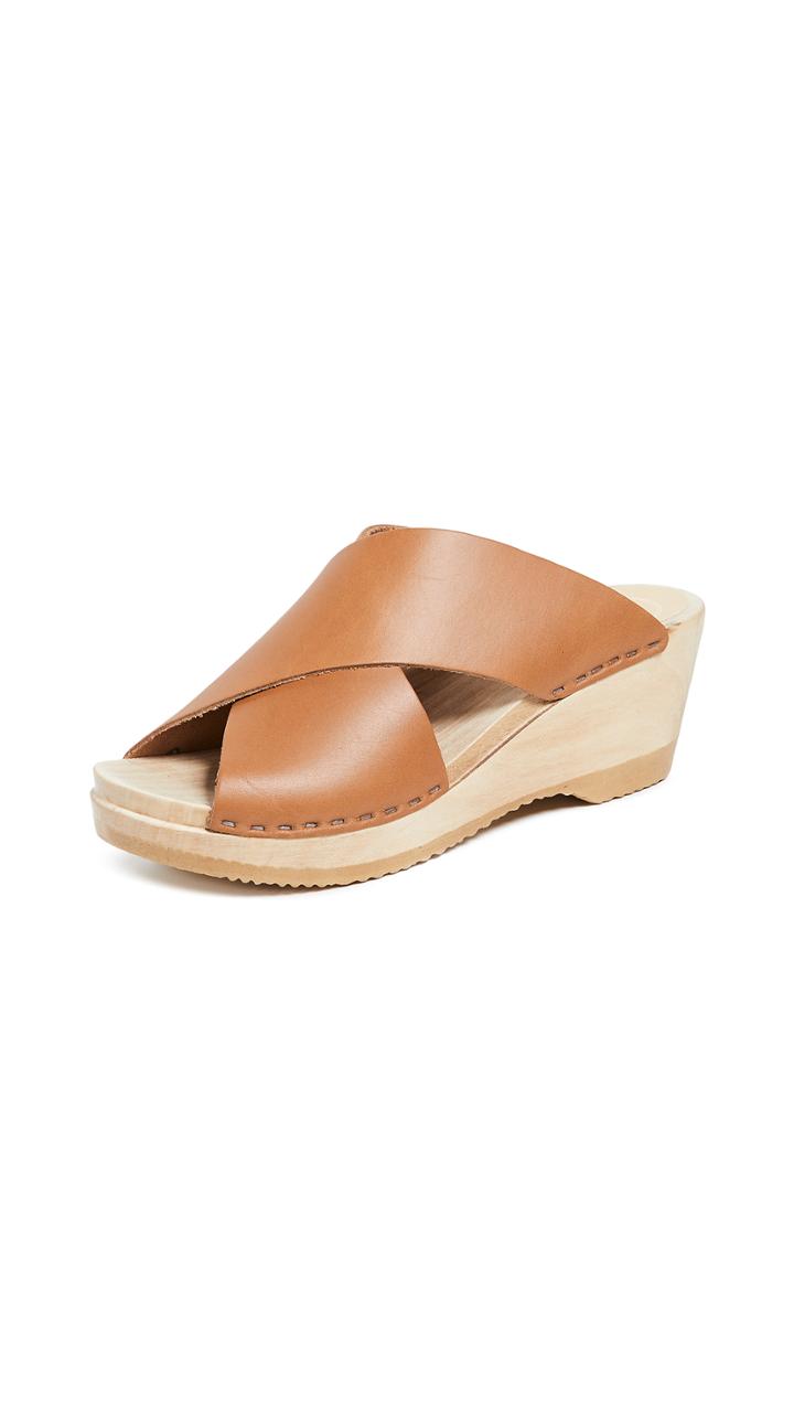 No 6 Frida Mid Wedge Clogs