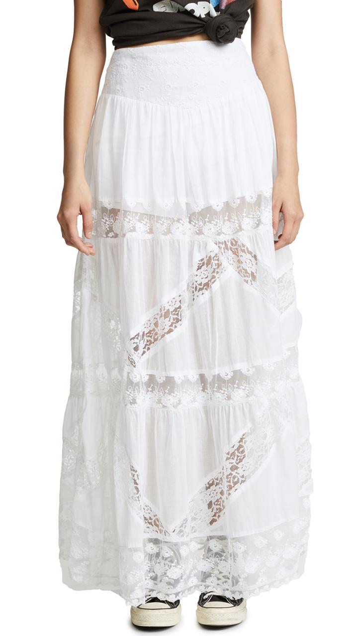Free People Piece Of My Heart Maxi Skirt