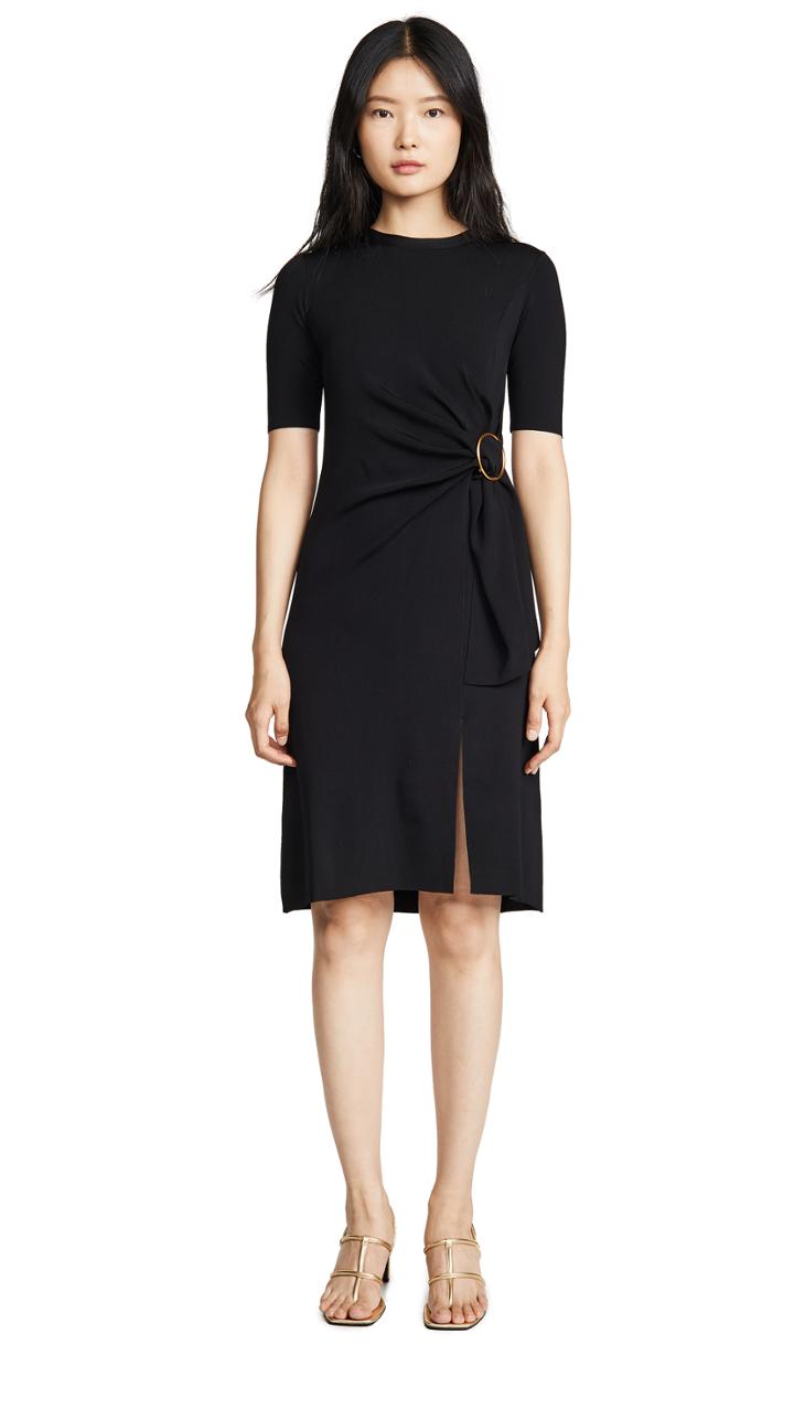 Edition10 Belted Short Sleeve Dress