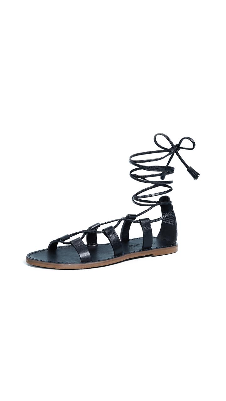 Madewell Outstock Lace Up Sandals