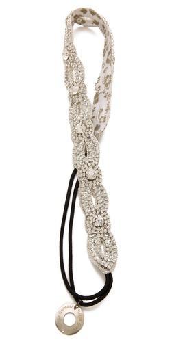 Deepa Gurnani Crystal Loop Headband