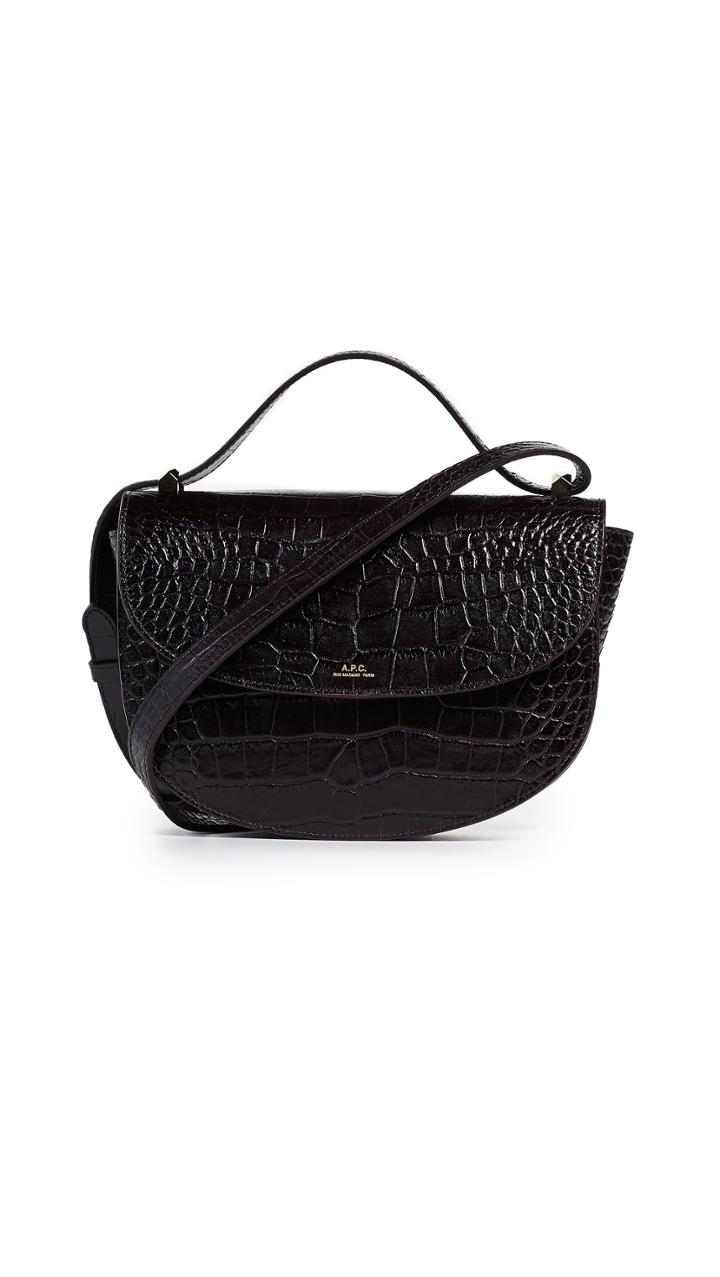A P C Geneve Saddle Bag