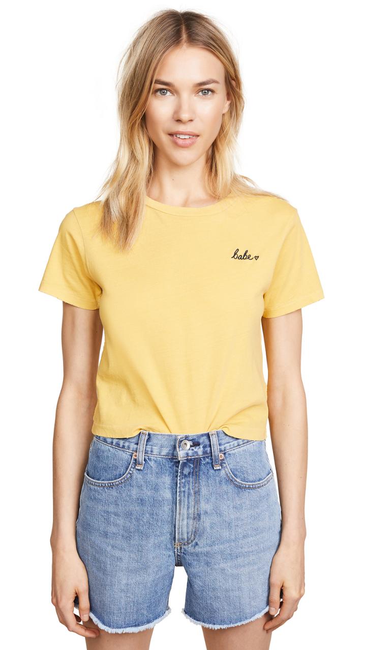 Amo Embroidered Tee