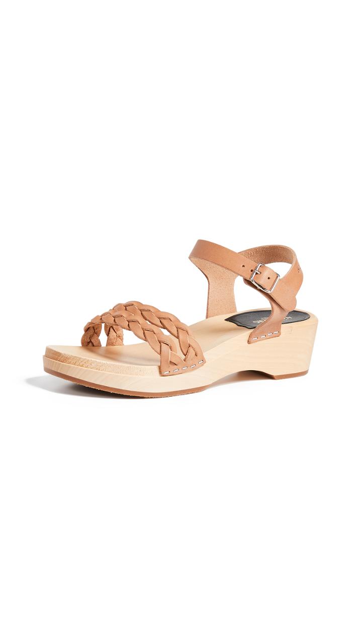 Swedish Hasbeens Tanja Braided Clogs