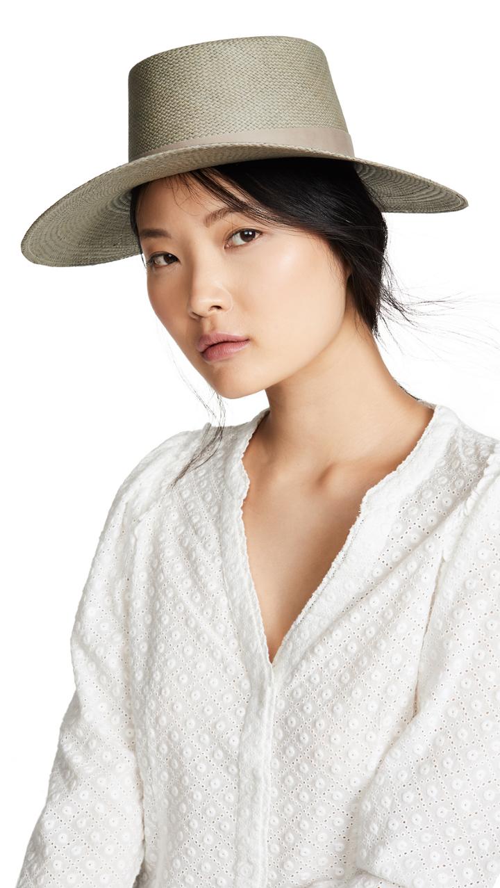Janessa Leone Rena Boater Hat