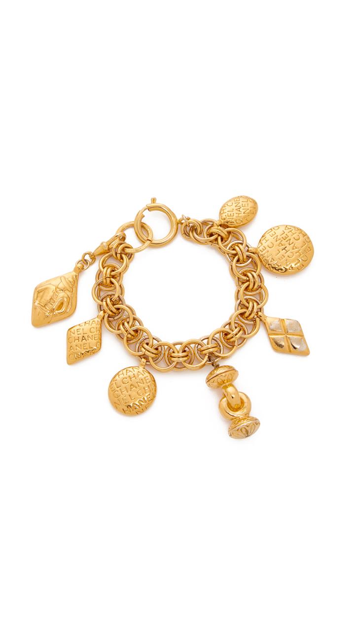 What Goes Around Comes Around Chanel Charm Bracelet Previously Owned 