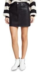 7 For All Mankind The Coated Miniskirt