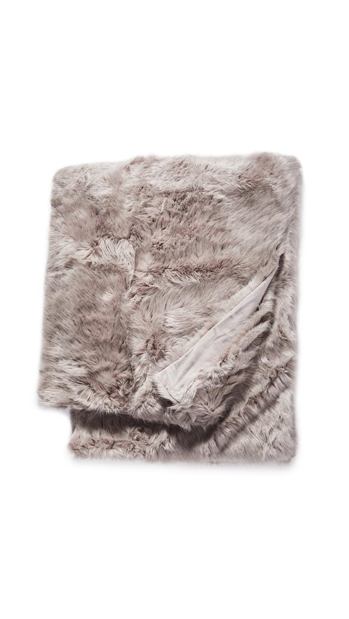 Shopbop Home Shopbop @home Apres Mink Throw Blanket
