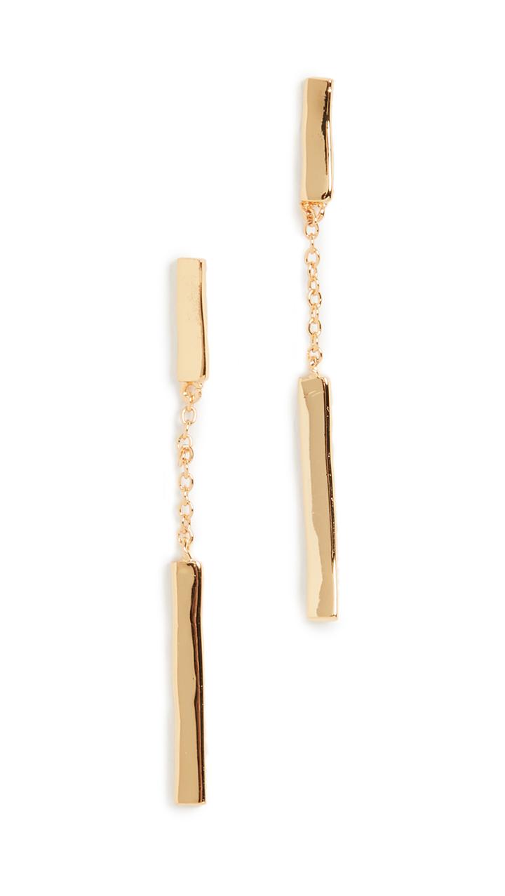 Gorjana Taner Bar Chain Earrings