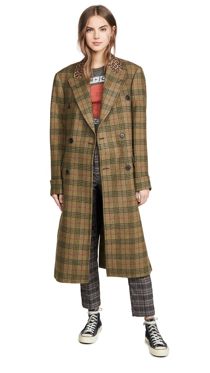 R13 Double Breasted Coat