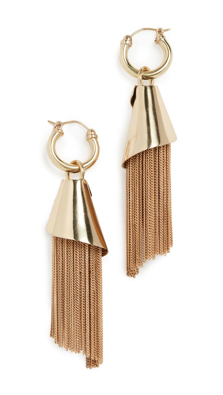 Ellery Amplifier Spiral Chain Earrings
