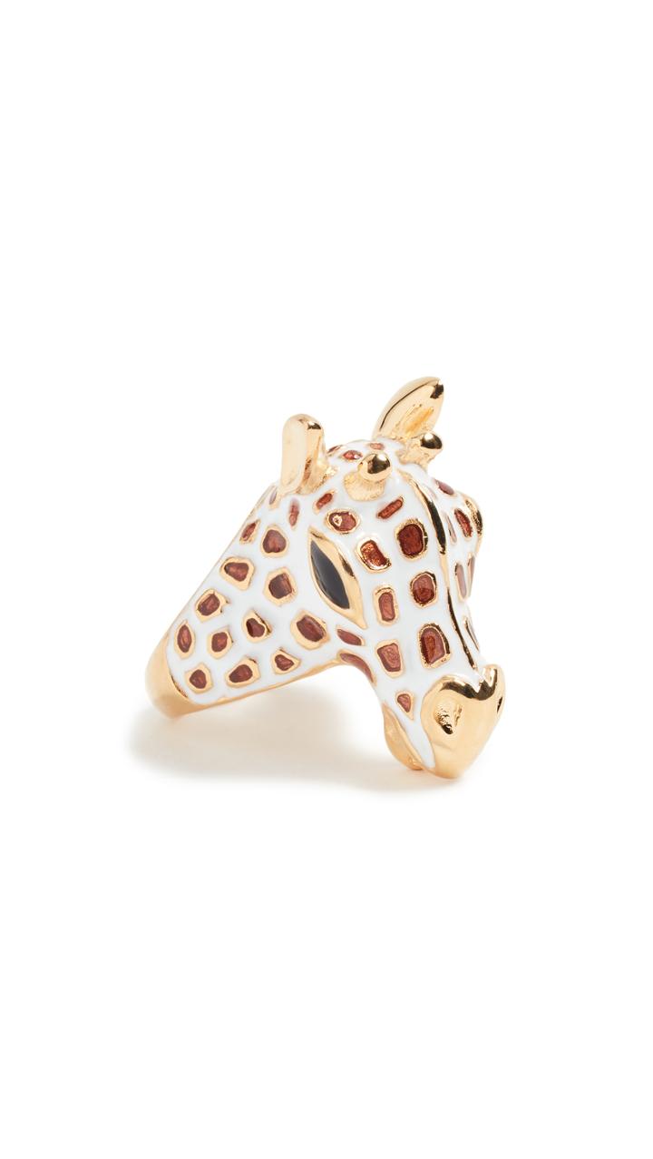 Kenneth Jay Lane Giraffe Head Ring
