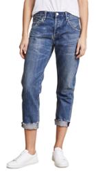 Citizens Of Humanity Estella High Rise Fray Ankle Jeans