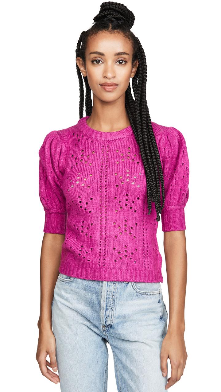 For Love Lemons Brooke Pointelle Sweater