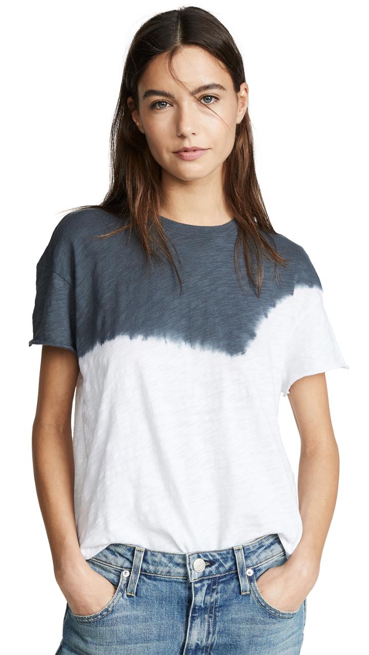Atm Anthony Thomas Melillo Dip Dye Crew Tee