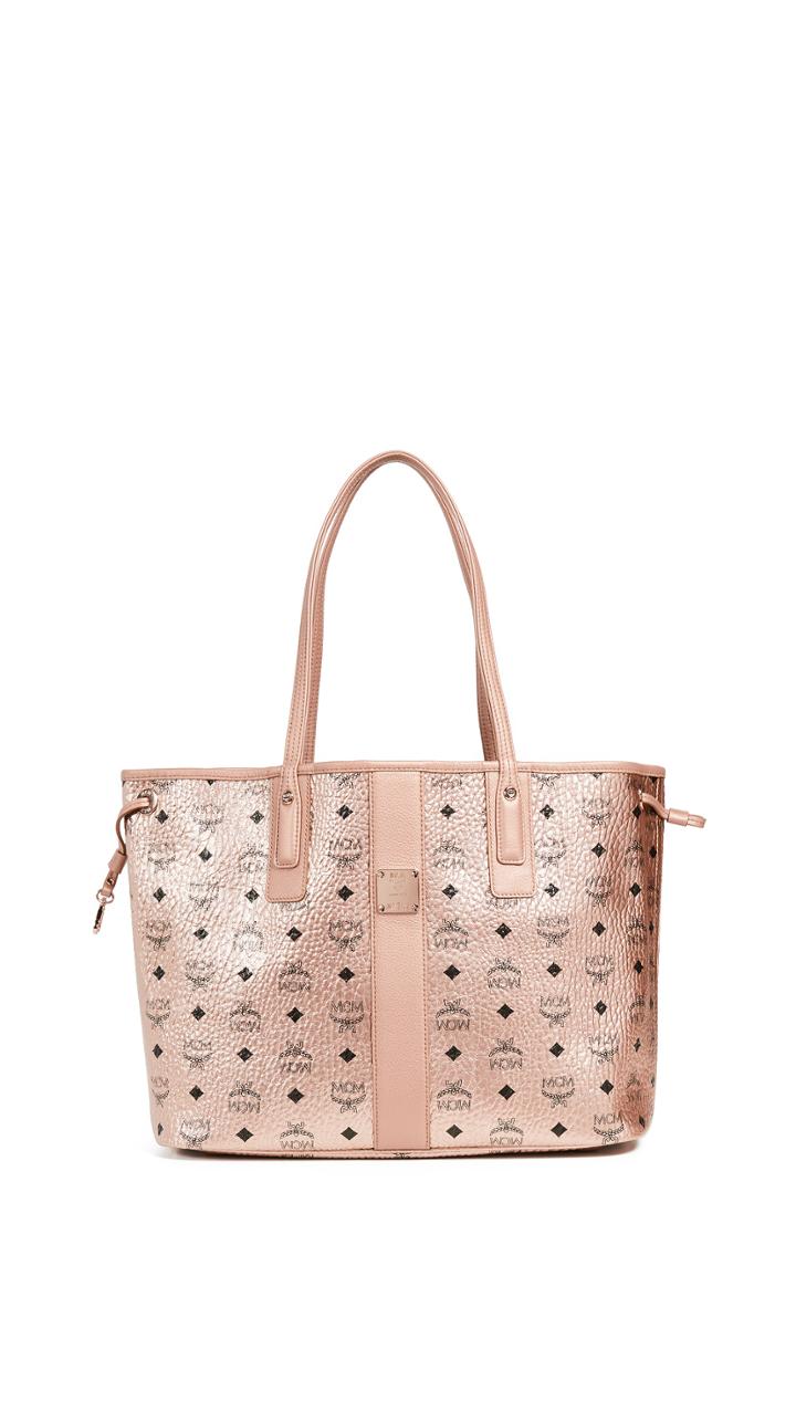 Mcm Medium Reversible Liz Shopper Tote