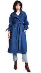 M I H Jeans Audie Denim Trench Coat