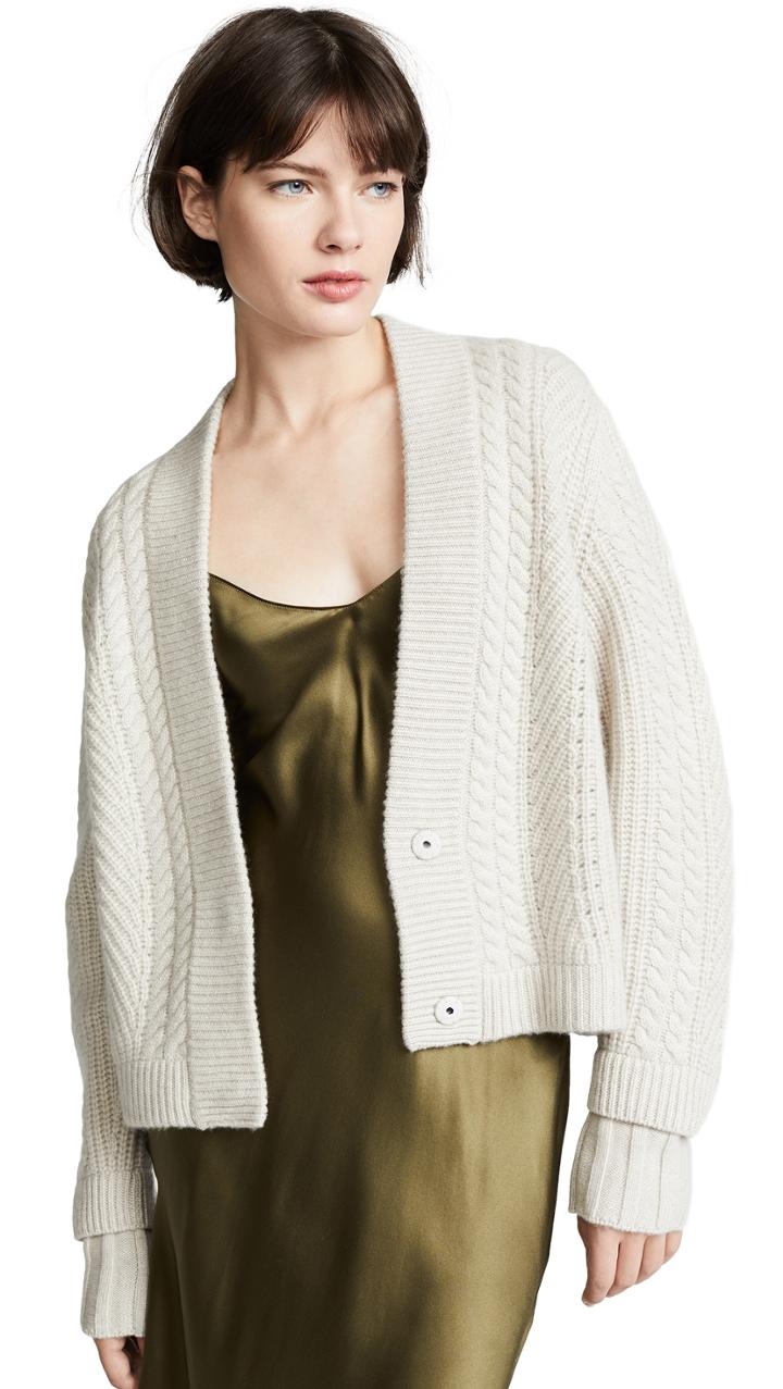 Le Kasha France Ribbed Cardigan