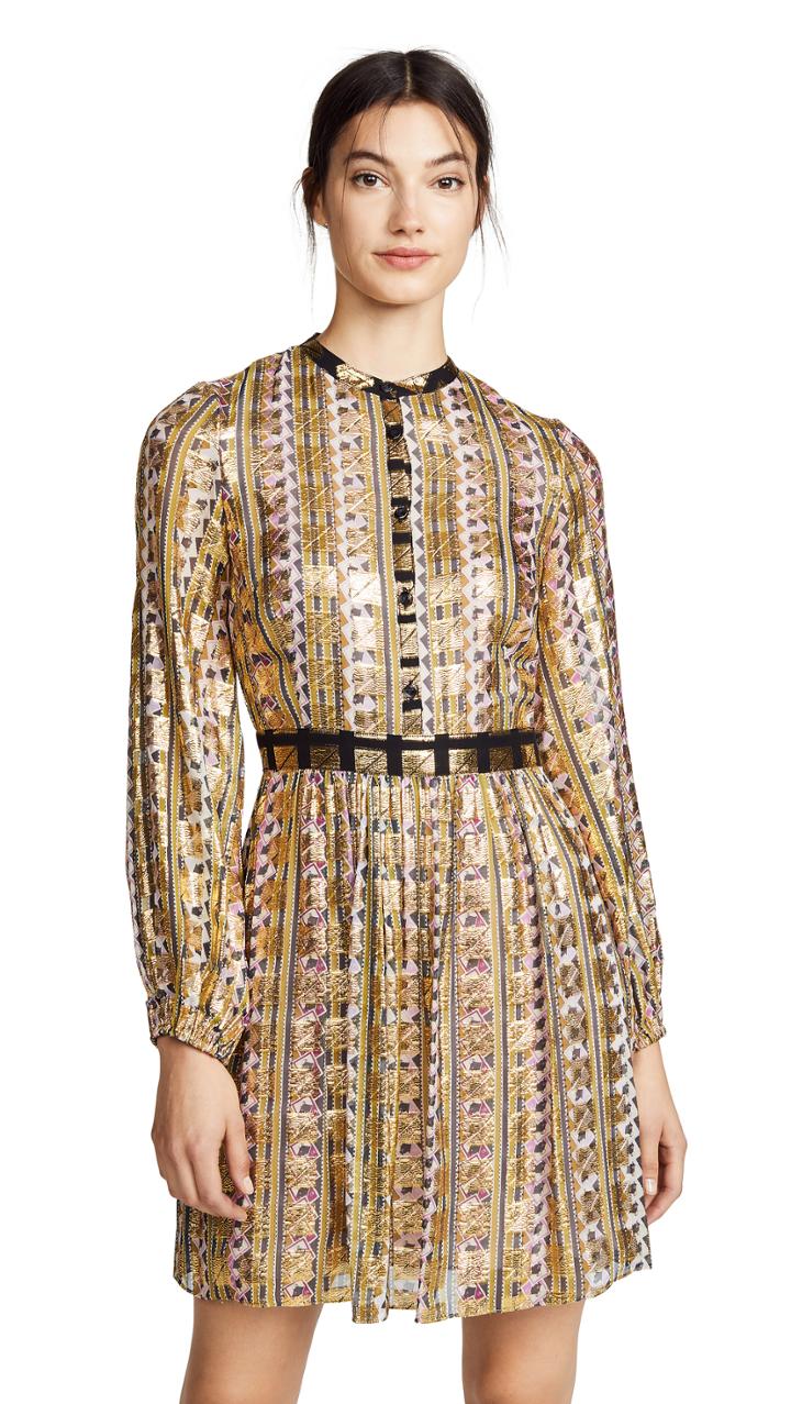 Temperley London Letter Print Mini Dress