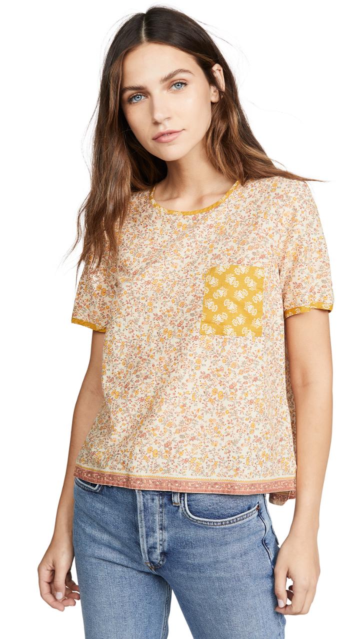 Madewell Button Back Tee