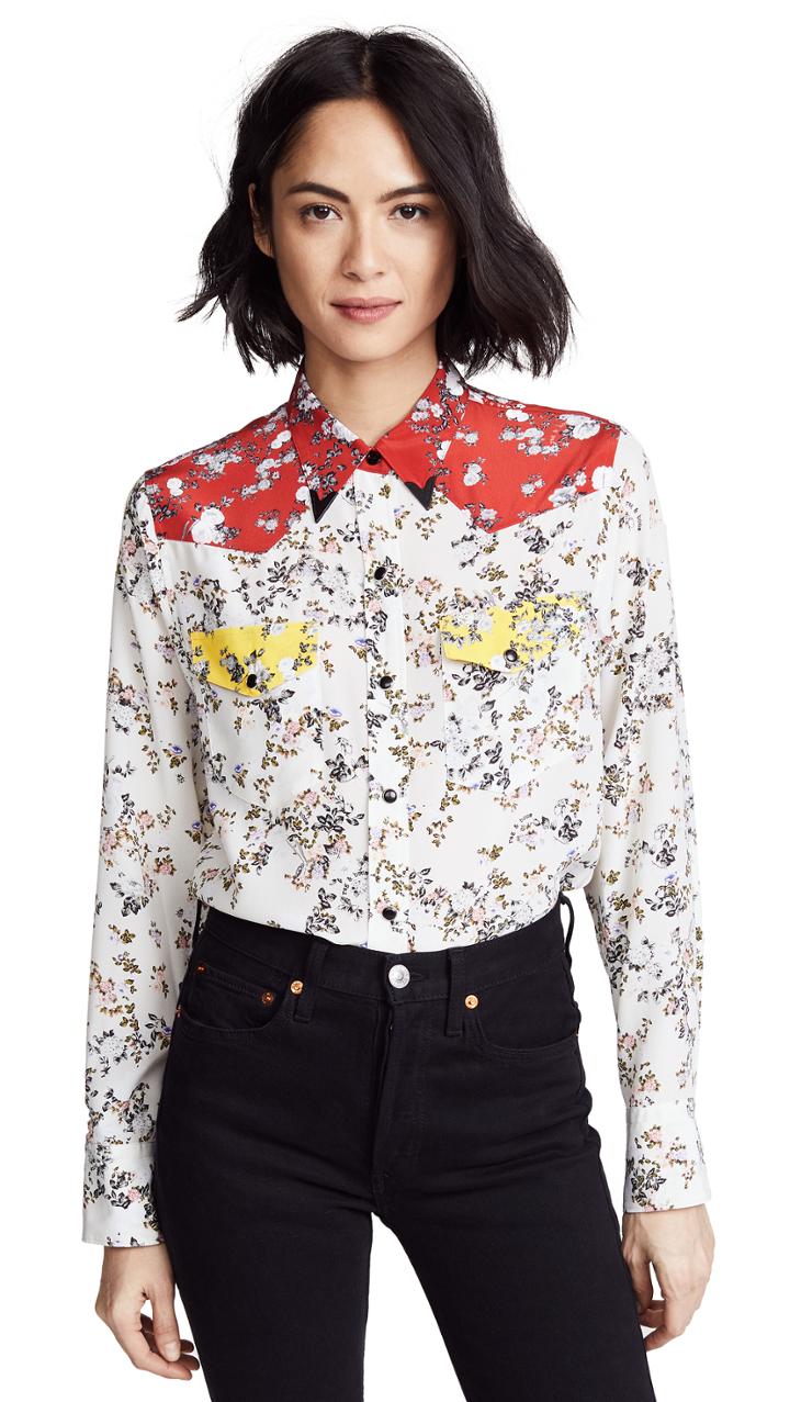 Rag Bone Floral Jasper Shirt
