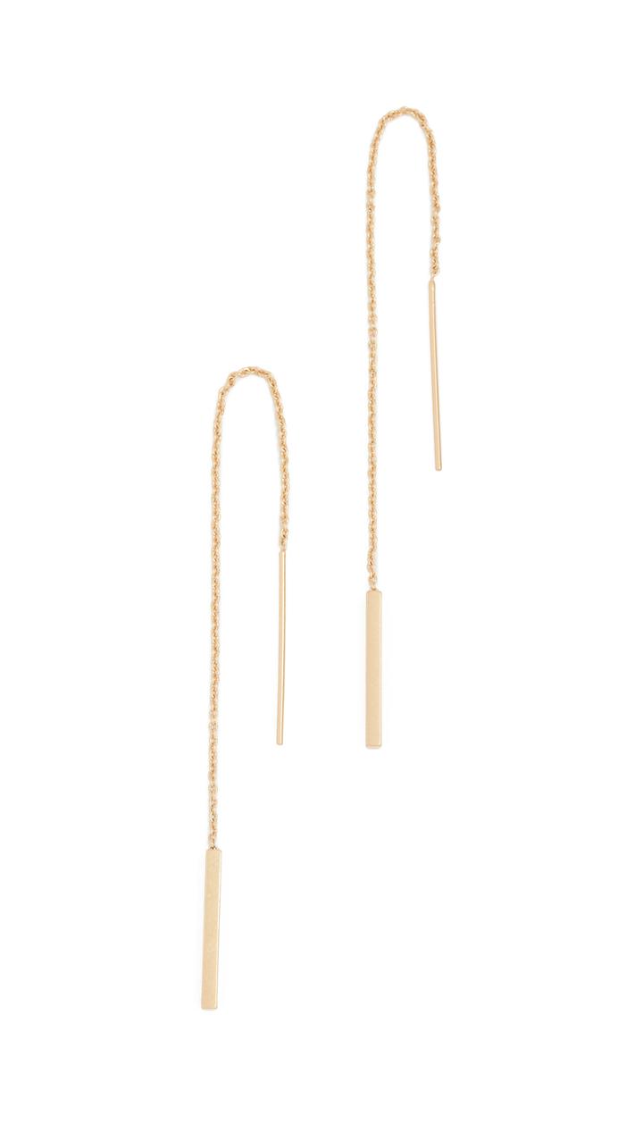 Madewell Delicate Threader Earrings