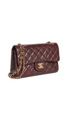 What Goes Around Comes Around Chanel Brown Lambskin 2 55 9 Flap Bag 