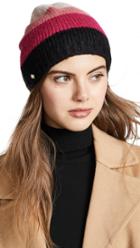 Kate Spade New York Brushed Colorblock Beanie Hat
